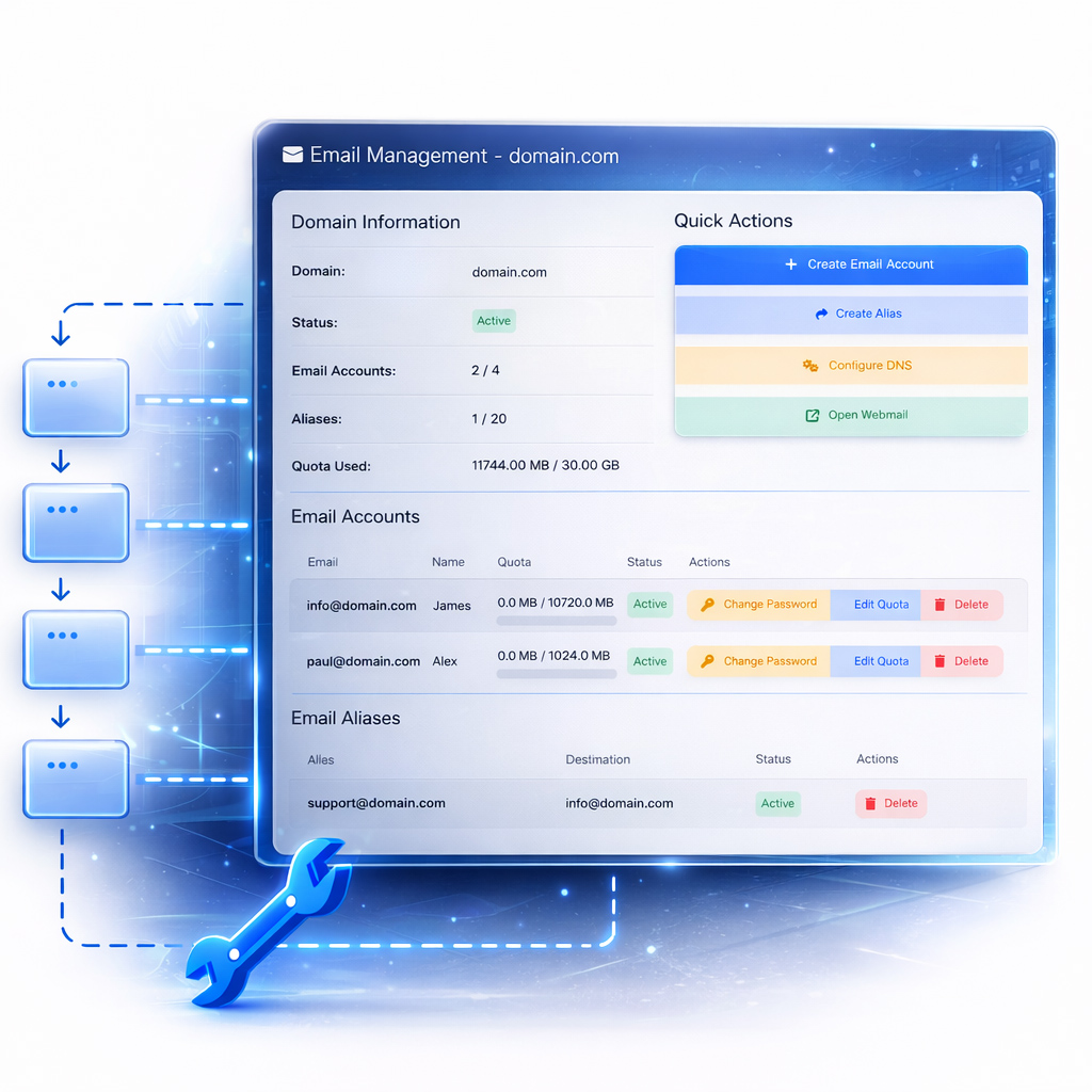 Complete Email Management Control
